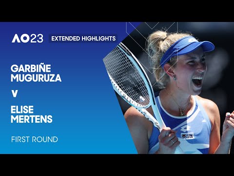 Garbiñe Muguruza v Elise Mertens Extended Highlights | Australian Open 2023 First Round