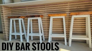 Bar Stools Made from 2x2's