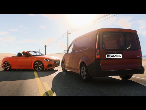 BeamNG Drive - Dangerous Driving and Car Crashes #2