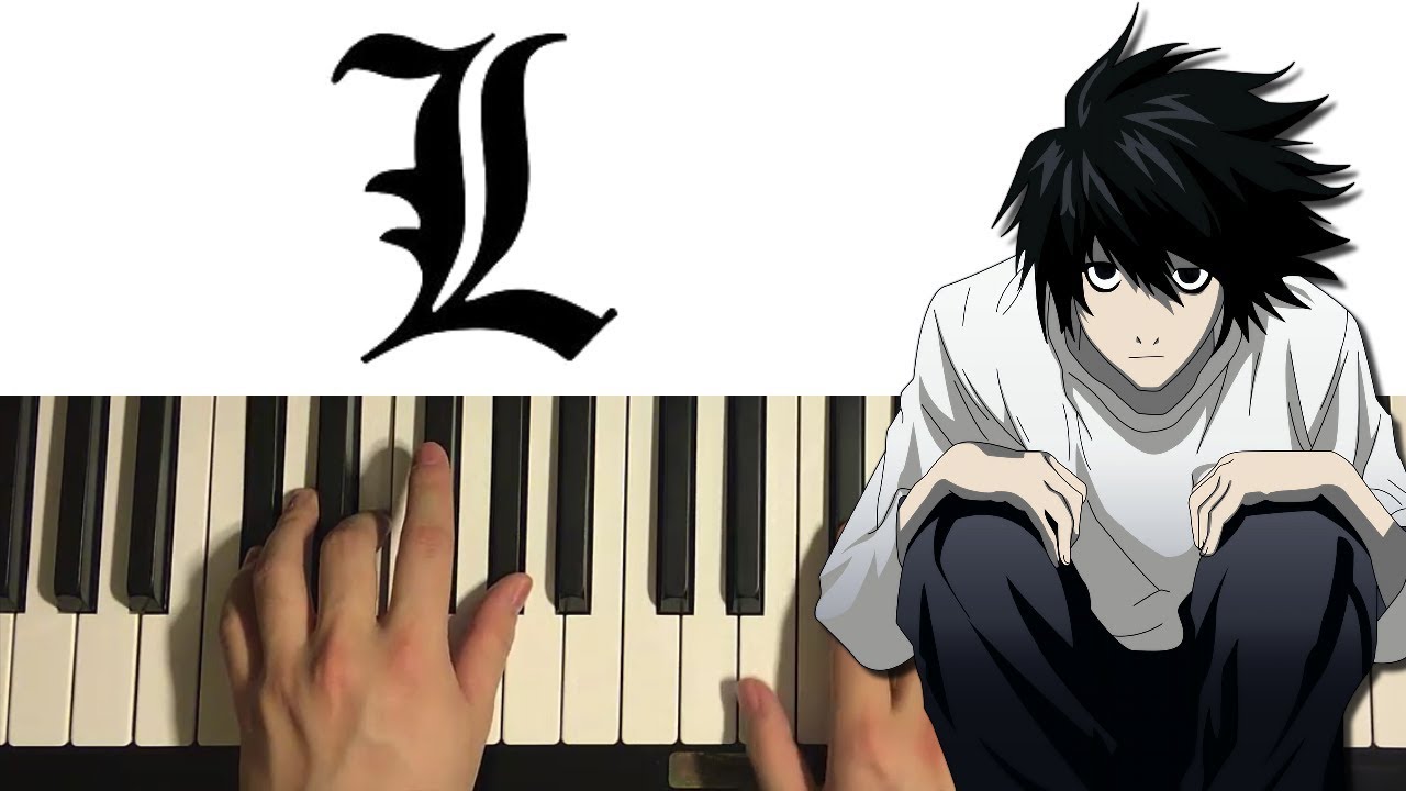 Death Note - L's Theme (Piano Tutorial Lesson)