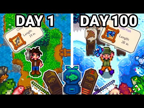 I Played 100 Days of Stardew Valley as a Fisher