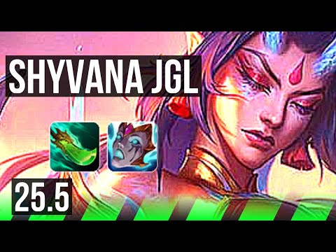SHYVANA vs MASTER YI (JGL) | 800+ games, Dominating | EUW Grandmaster | 25.5