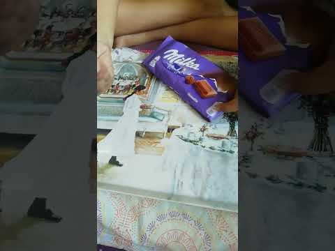short viral unboxing Milka chocolate noisette 😢😢melted. #shorts2022.