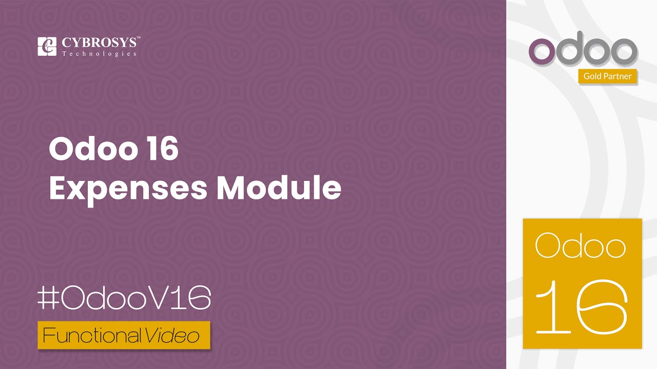 Odoo 16 Expenses Module | Odoo Enterprise Edition | Odoo 16 Expense Management