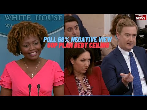 Q: poll 69% negative view of the economy A: that is one poll; Republican plan on debt ceiling