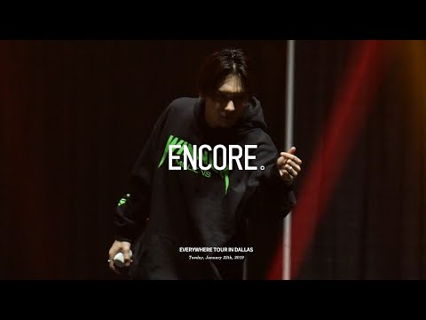 190122 WINNER 진우 직캠 - 앵콜 @ EVERYWHERE TOUR IN DALLAS