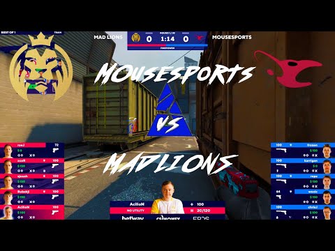 Mousesports vs Madlions - BLAST Premier Spring Showdown - BEST MOMENTS | CSGO