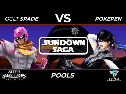 OCLT | Spade (Captain Falcon) vs pokepen (Bayonetta) - Ultimate Pools - Sundown Saga 2024
