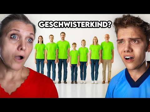 Erkenne das Geschwisterkind! Mutters vs. Sohn