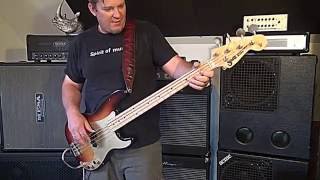 Video thumbnail for Ampeg PF50-T rig & 76 Stagg P Bass w/Nordstrands - Andy Irvine by Andy Irvine