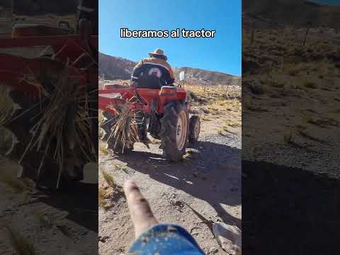tractor agrícola de nuestra ganadería aquí en #curahuara_de_carangas #oruro #bolivia