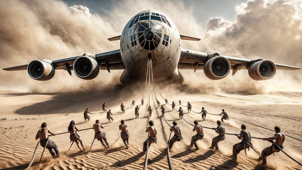 In This Deadly Desert, Passengers Have Only One Way Out: Turn On The Stalled Plane