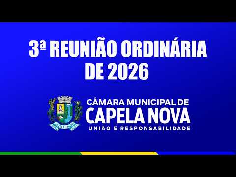 3ª REUNIÃO ORDINÁRIA - 27/03/2026