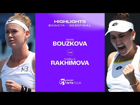 Теннис Marie Bouzkova vs. Kamilla Rakhimova | 2024 Bogota Semifinal | WTA Match Highlights