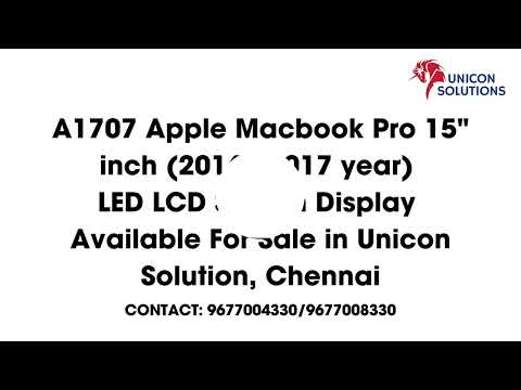 A1707 Apple Macbook Pro 15" 2880x1800 inch Retina (2016 - 2017 year) LED LCD Screen Display