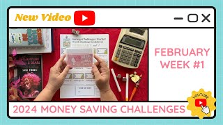 Budgeting Money Savings Challenges - February Week #1 - TracEy Monster Savings on Etsy & Payhip