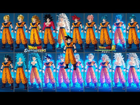 DBSZ Mods : Goku 1-2-3-4-5-SSG-SSR-SSB-SSBE-SSB2-SSB3-SSB4-SSB5-UI-MUI-UISS1-UISS2-UISS3-UISS4-UISS5