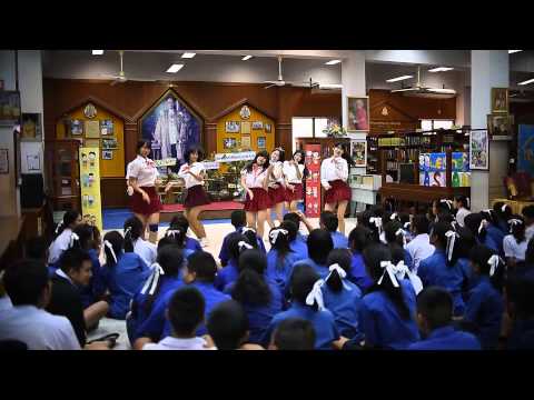 PMT cover AOA - Intro(Shake it off - Ladyz) + Heart Attack Round 2 @SURASAKMONTREESCHOOL 2015