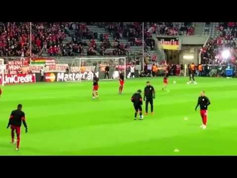 Warmschießen für den Einzug ins Champions League-Viertelfinale - FC Bayern : Donezk, 11.3.2015