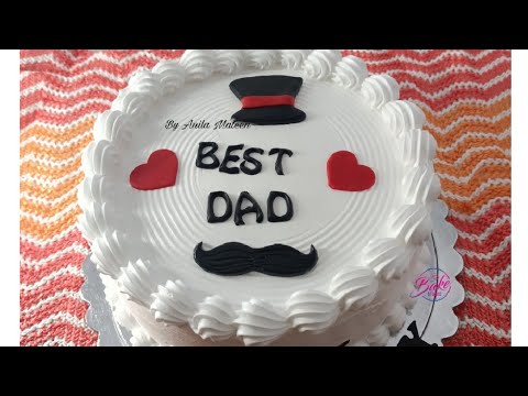 How to make Father's day cake |father's day celebration cake| #BestDadCake #DadBirthdayCake