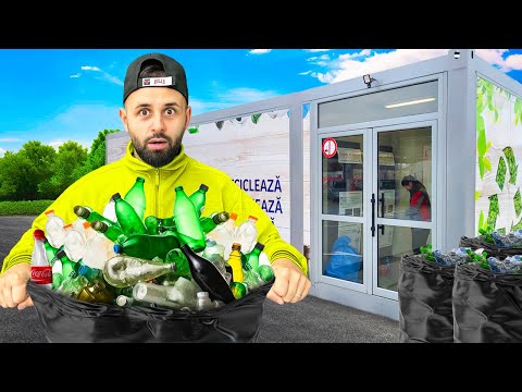 Traiesc o zi cu Banii din Sticle Reciclate ♻️ !