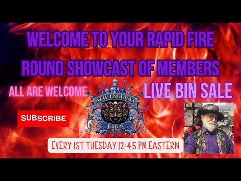 Your Rapid Fire Round Channel Members Showcase Live BIN Sale! June 4th 2024