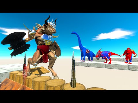 DEADLY SPIKE ATTACK vs DEADLY DINOSAURS - Animal Revolt Battle Simulator