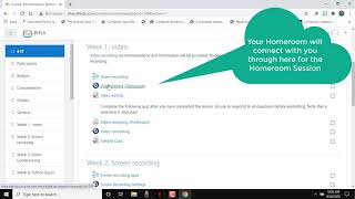 BHSA Moodle Student Tutorial
