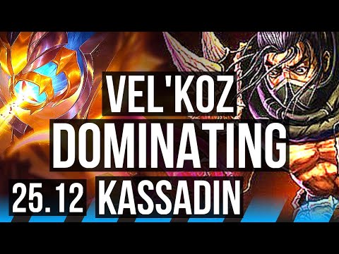 VEL'KOZ vs KASSADIN (MID) | Dominating | EUW Diamond | 25.12