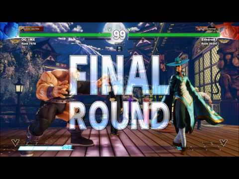 2016Aug14 SFV IMX (Zangief) vs Ethere87 (F.A.N.G) - Ranked
