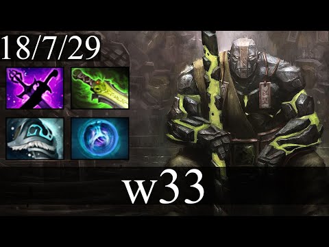 w33 - Earth Spirit | Midlane Gameplay Dota 2 Patch 7.30e