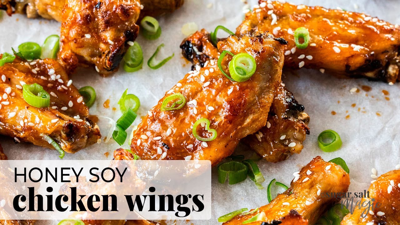 Sticky Honey Soy Chicken Wings