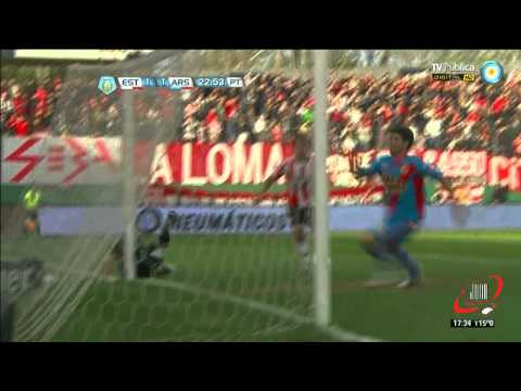 GOL EN CONTRA LISANDRO LOPEZ - ESTUDIANTES 2 ARSENAL 1 - FECHA 8 (24 09 2012)
