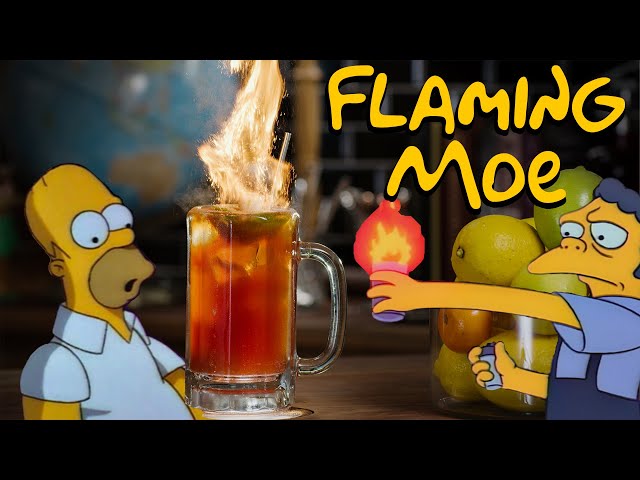 Vídeo relacionado con Flaming Moe (Neon Series) - Camiseta Manga Corta (Negro, XL)