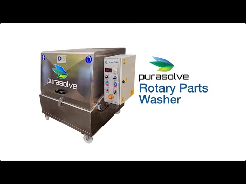 Purasolve Rotary Parts Washer - Cost Effective & Safe Parts Cleaning