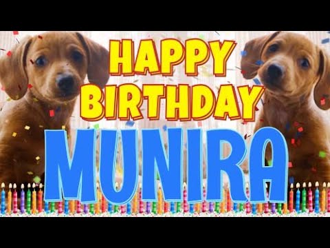 Happy Birthday Munira! ( Funny Talking Dogs ) What Is Free On My Birthday