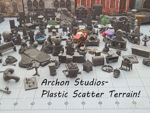 Archon Studios- let's build 3 big boxes of plastic scatter terrain!