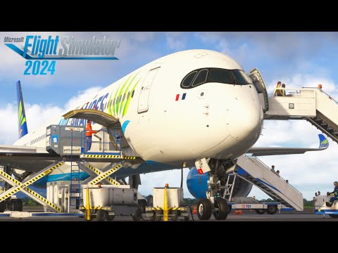 Flight Simulator A350-1000: Paris to Caribbean | Paris - Martinique | MSFS 2024 Full Flight