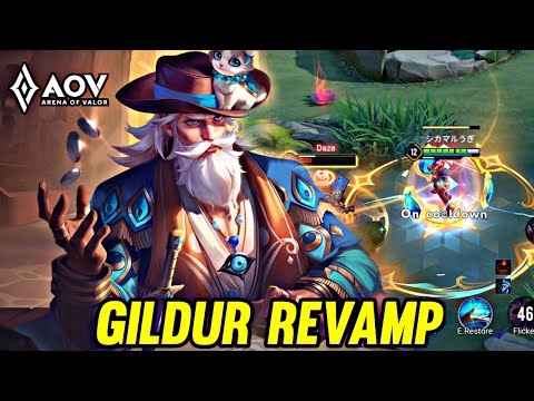 AOV : GILDUR REVAMP NEW PATCH - ARENA OF VALOR LIENQUAN MOBILE