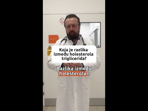 Koja je razlika između holesterola triglicerida?