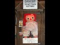 Y All They Took The Real Annabelle Doll Out Of Her Case Scary Realstory Anamena Museum