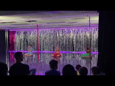 1,2,3 pole routine with friends at Studio 360 Pole and Fitness Jacksonville NC June 6, 2021