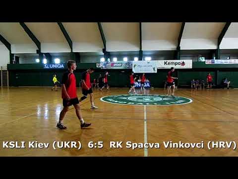Handball. U17 boys. Sarius cup 2017. RK Spacva Vinkovci (HRV) - KSLI Kiev (UKR) - 8:7 (1st half)