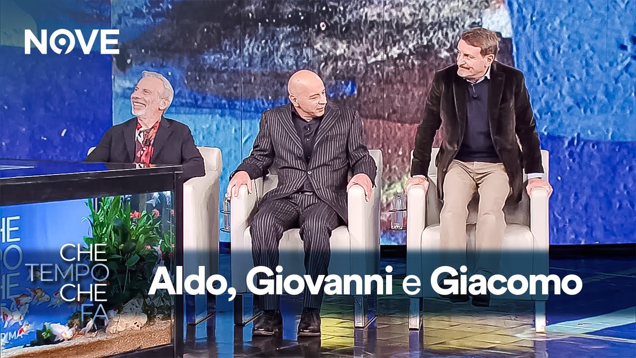 L'intervista a Aldo, Giovanni e Giacomo | Che tempo che fa