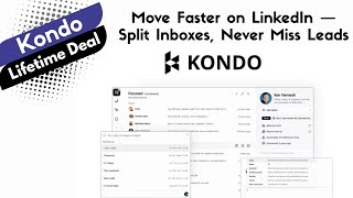 Kondo Lifetime Deal - Automate LinkedIn Follow-ups