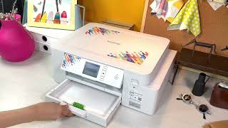 Brother SP1 - ładowanie papieru sublimacyjnego