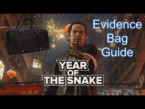 Sleeping Dogs Year of the Snake Evidence Bag Guide