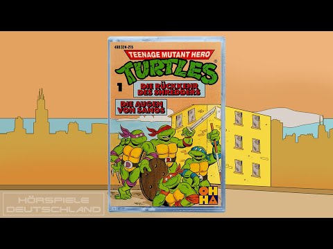 Teenage Mutant Hero Turtles | Hörspiel Folge 01 - Die Rückkehr des Shredder / Die Augen von Sanos