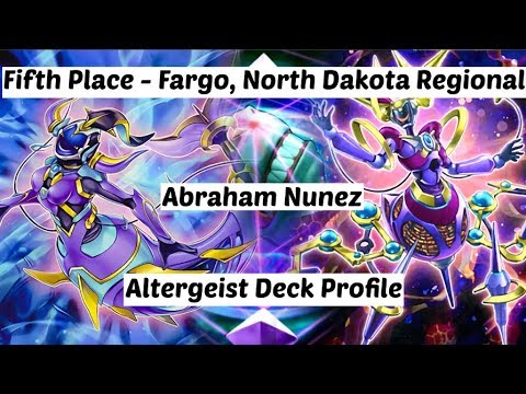 Yu-Gi-Oh! Fifth Place - Fargo, ND Regional - Abraham Nunez - Altergeist Deck Profile