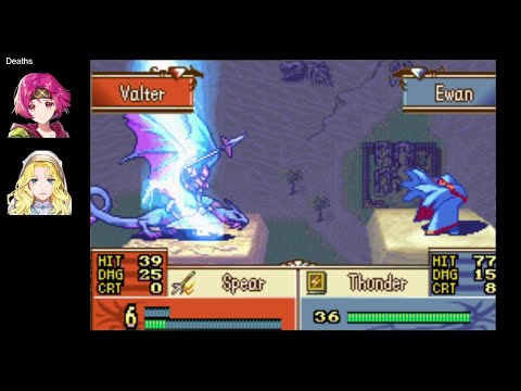 Fire Emblem Sacred Stones Low Tier List Iron Man Part 3 - Ewan kills everything in sight